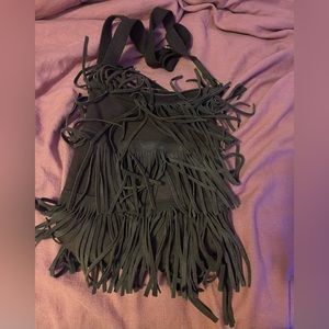 American Eagle Fringe Purse